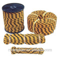 Best-seller 3-strand torcido PP / polipropileno PE / corda de tigre de polietileno